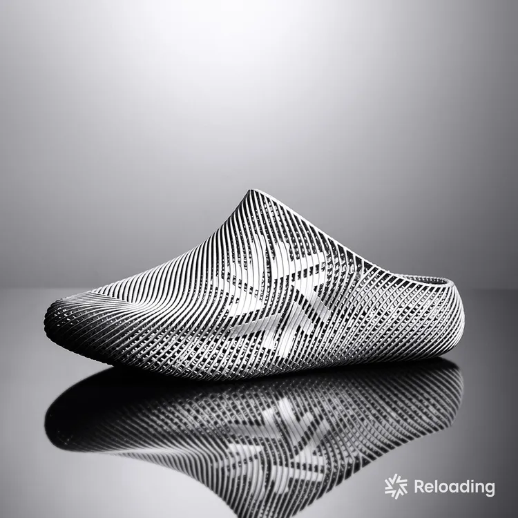 【礼遇】Reloading重新加载 3D打印科技感舒适透气男士运动包头拖鞋