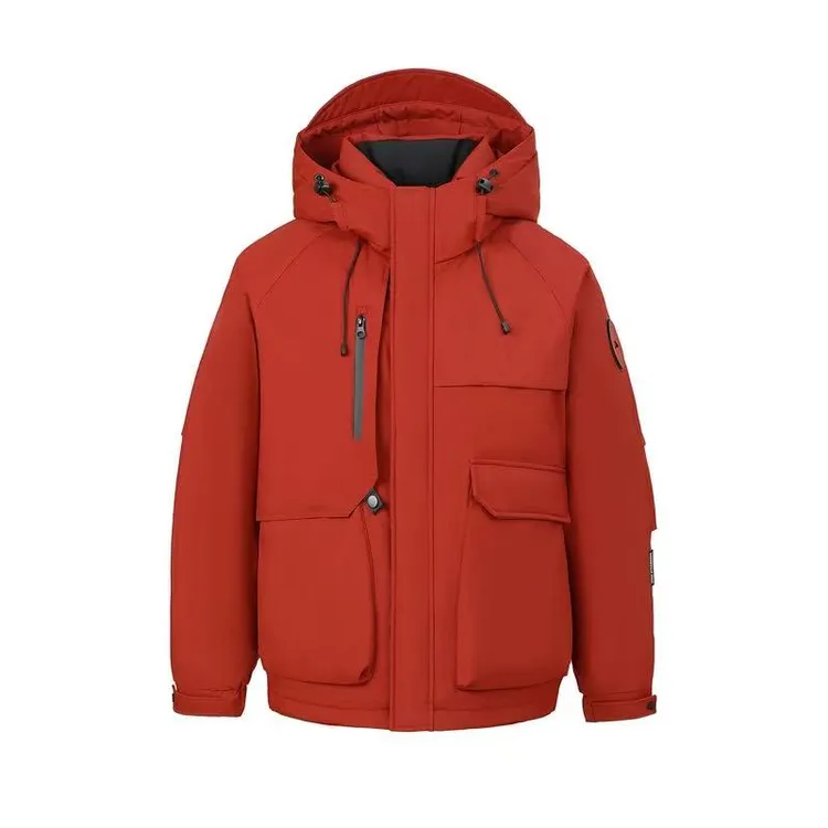 大眼妹专属2025冬季新款男女同款户外运动工装羽绒服外套k8808