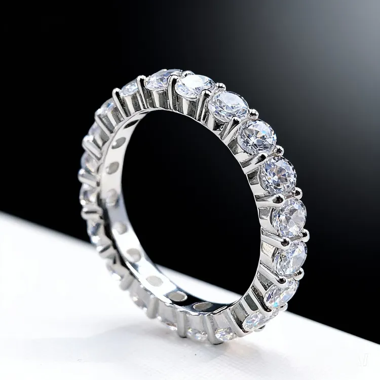 铜合金戒指 单排钻满圈钻女加宽3毫米加大钻更闪大号200斤胖妹