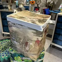 轻奢马到成功厚帆布收纳篮居家收纳脏衣篮手提袋50.40.60cm