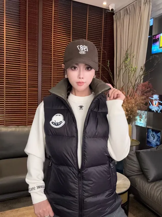 【JDKJ】潮品轻奢高端气质百搭休闲男士白鸭绒羽绒马甲2025M111