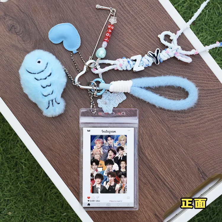 梓渝音乐节小鱼书包挂包背包diy钥匙扣挂件居家日用创意礼品