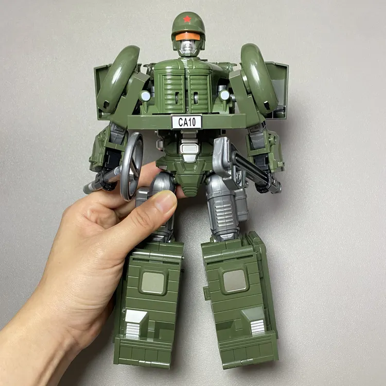 变形汽车机器人儿童变形玩具解放卡车模型男女孩生日礼物3岁以上