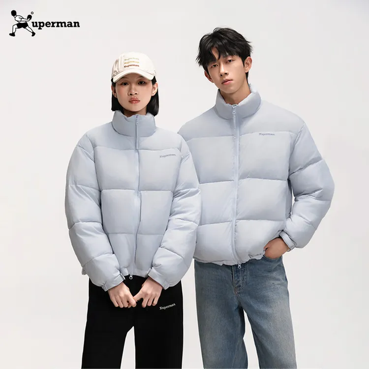 Xuperman轻量化短款立领棉服2025新款冬季防风保暖面包服外套情侣
