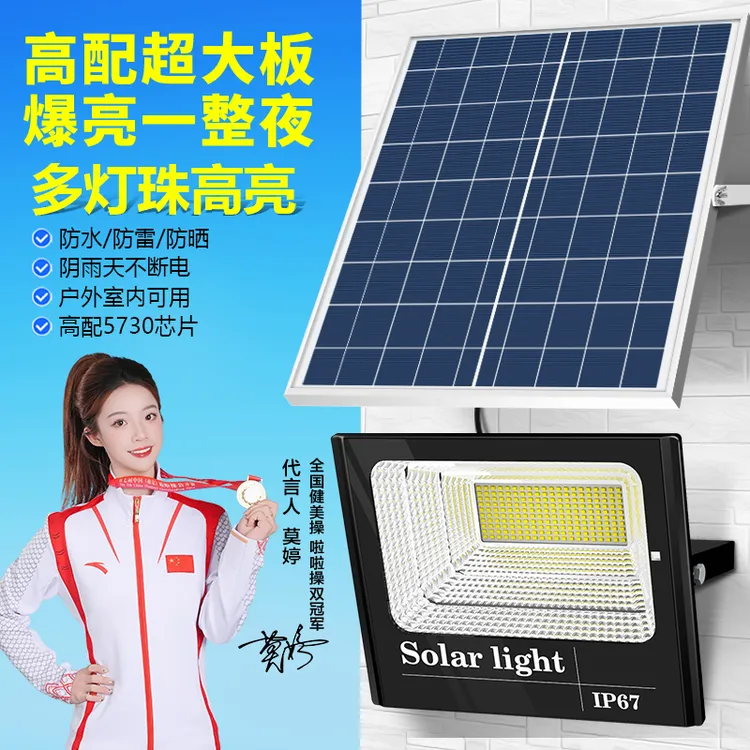 2025新款太阳能照明灯庭院户外家用农村超亮防水院子灯天黑自动亮