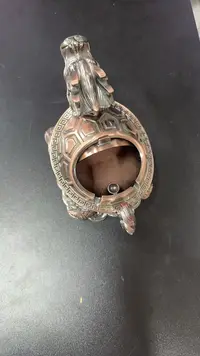 复古个性龙龟烟灰缸家用客厅防摔防风带盖防飞灰精美摆件
