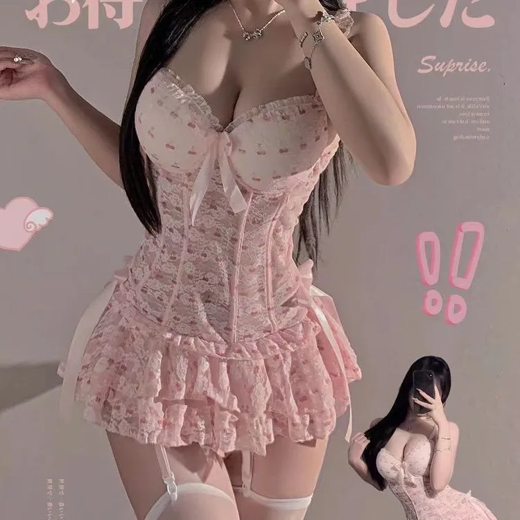 星夜私语可爱性感内衣吊带睡裙家居约会装