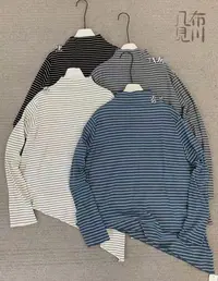 JBJC#825363#斜下摆条纹T恤 X