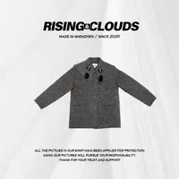 RISING&CLOUDS现【浮云】深圳羊毛舒适长袖大衣外套010175