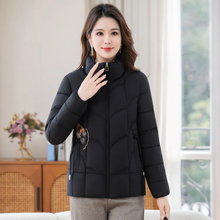 【熹罗绫】11775立领秋冬季加厚国风刺绣2025新中式棉服2565