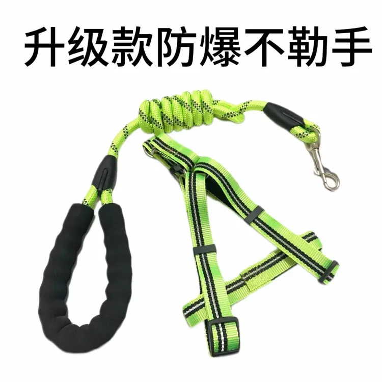 耐用耐磨可爱不烂加粗发光便携户外清仓新款狗绳狗狗专用反光