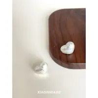 非金属树脂耳饰 小金刚-【杏仁奶心】耳饰