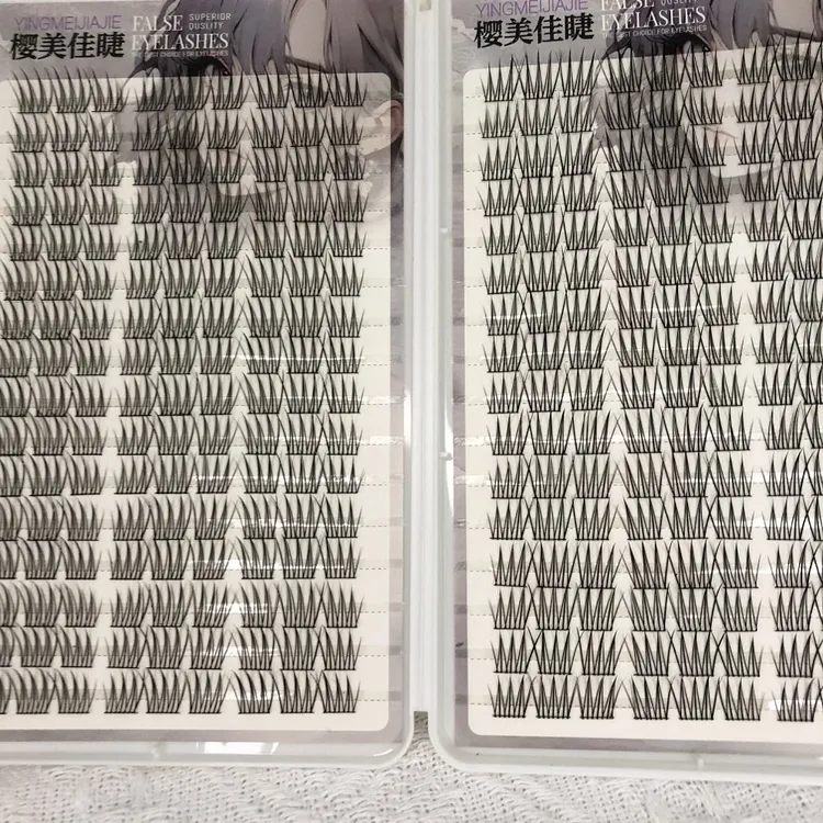 韩系睫毛书新手爱豆女团自然仿真大容量分段式漫画款单簇爆款