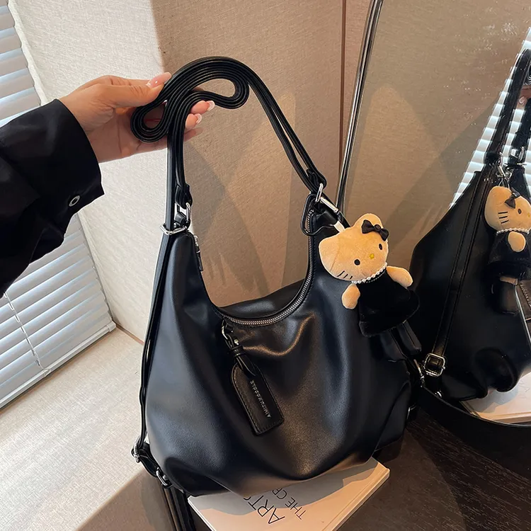 艾米兔 X COOLE女包2025新款百搭纯色简约大容量手提单肩托特包