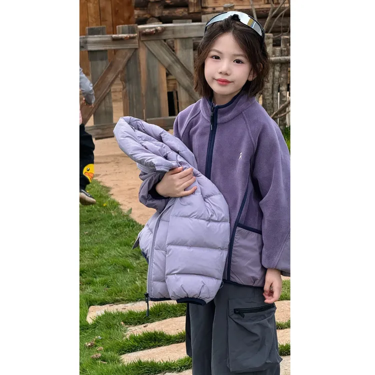 「UNO AUTUNNO」【奥利奥】双面奥粒女中大童冬奥粒绒外套汉服GD2716