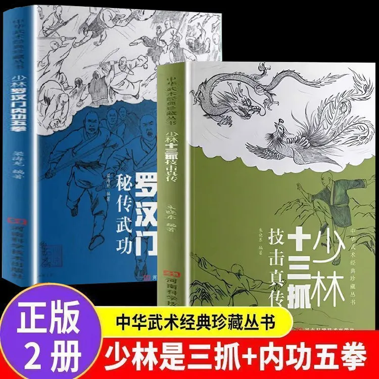 少林十三抓技击真传 中华武术经典珍藏丛书 防身健身武术书籍N