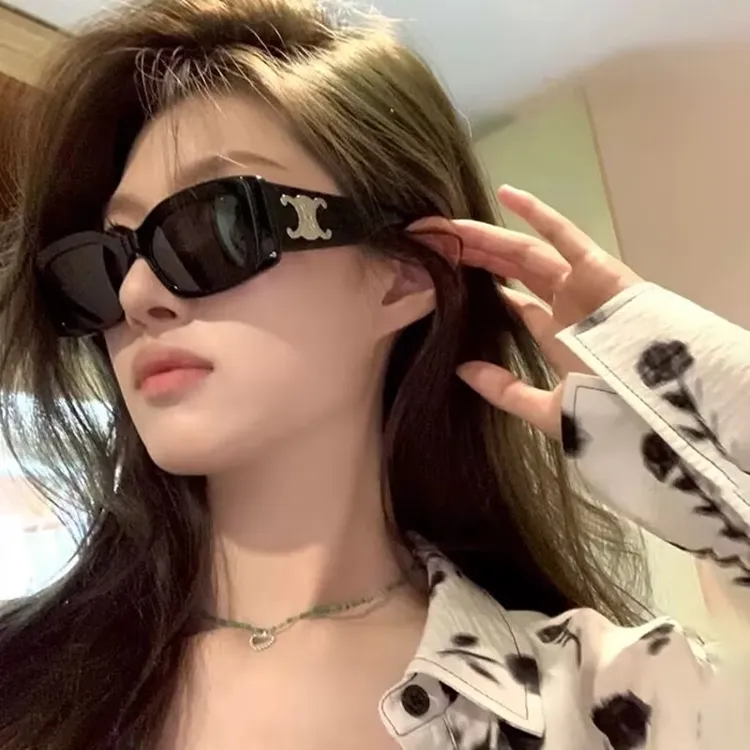 复古凯家小方框高级感墨镜女2025新款大脸方圆脸防晒网红太阳眼镜商品图