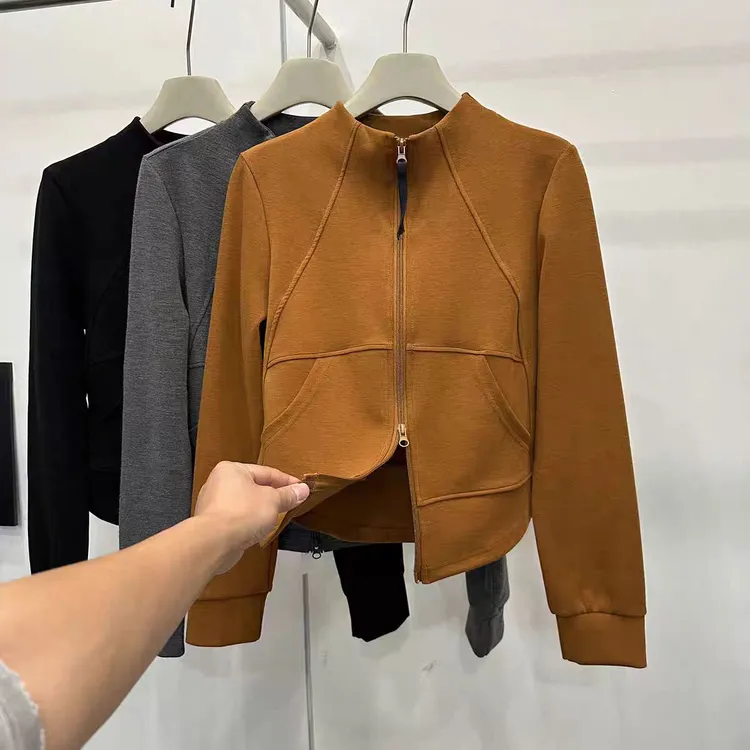 Nalian/拿恋豆子优选-韩版设计感宽松显瘦百搭加厚短外套 DZ98901