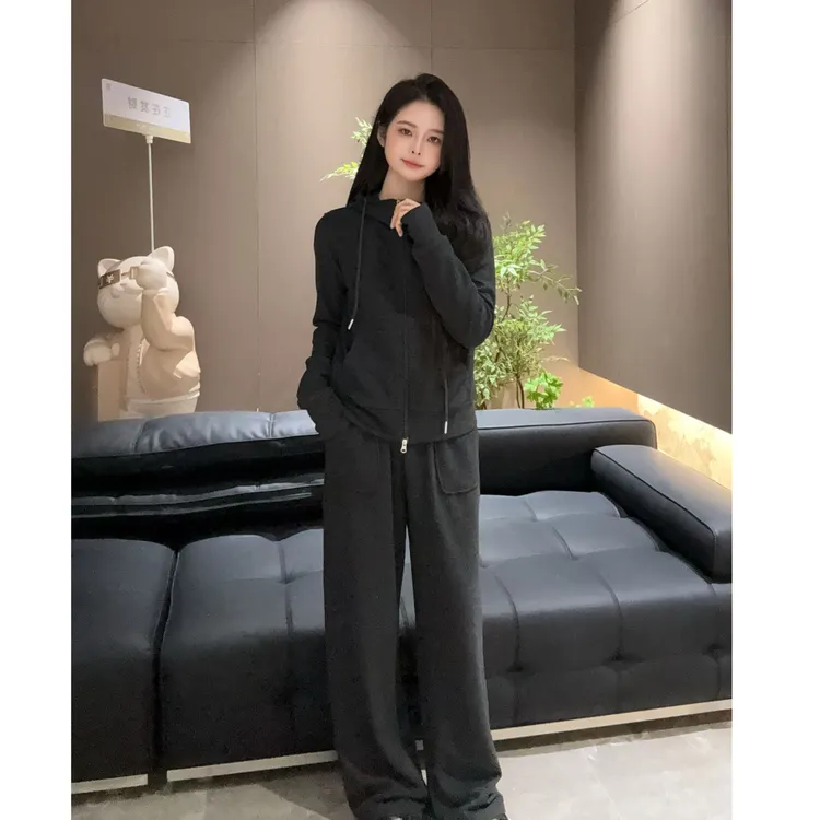 宿慕SUMU 女士套装 9-20 秋季新款2025时尚百搭潮流休闲套装3875