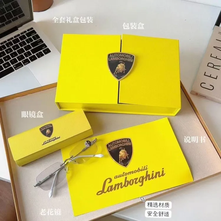(618好物节专享)Lamborghini兰博基尼联名劳瑞达防蓝光变焦老花镜