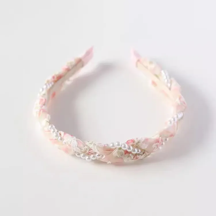 超仙甜美辫子发箍复古少女森系麻花编织头箍压发卡发饰品