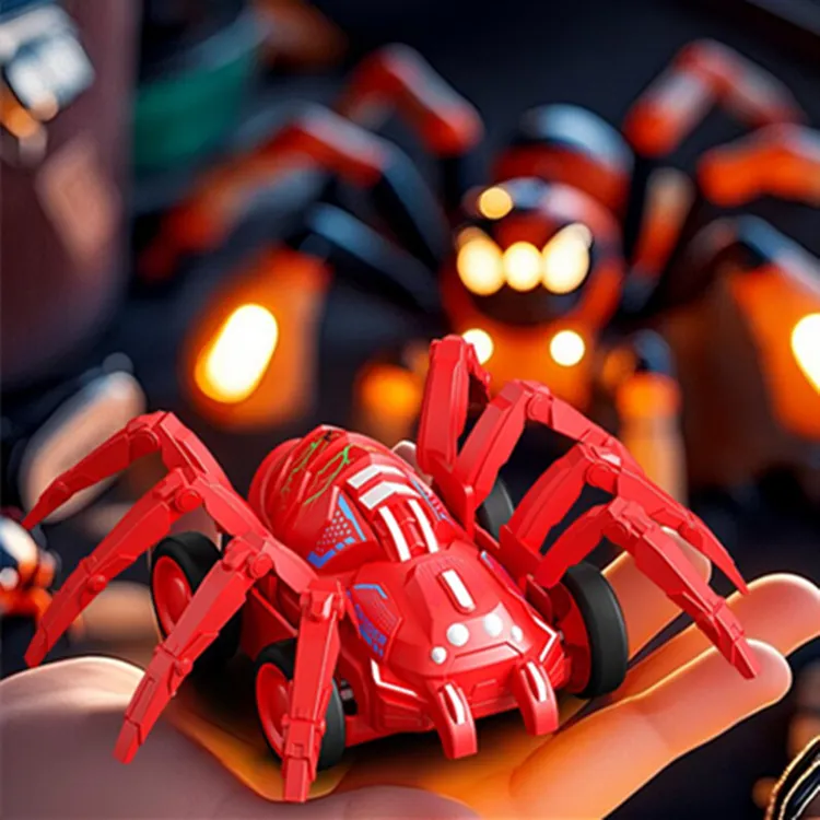 滑动惯性蜘蛛八爪连动爬行蜘蛛惯性玩具车3-6岁