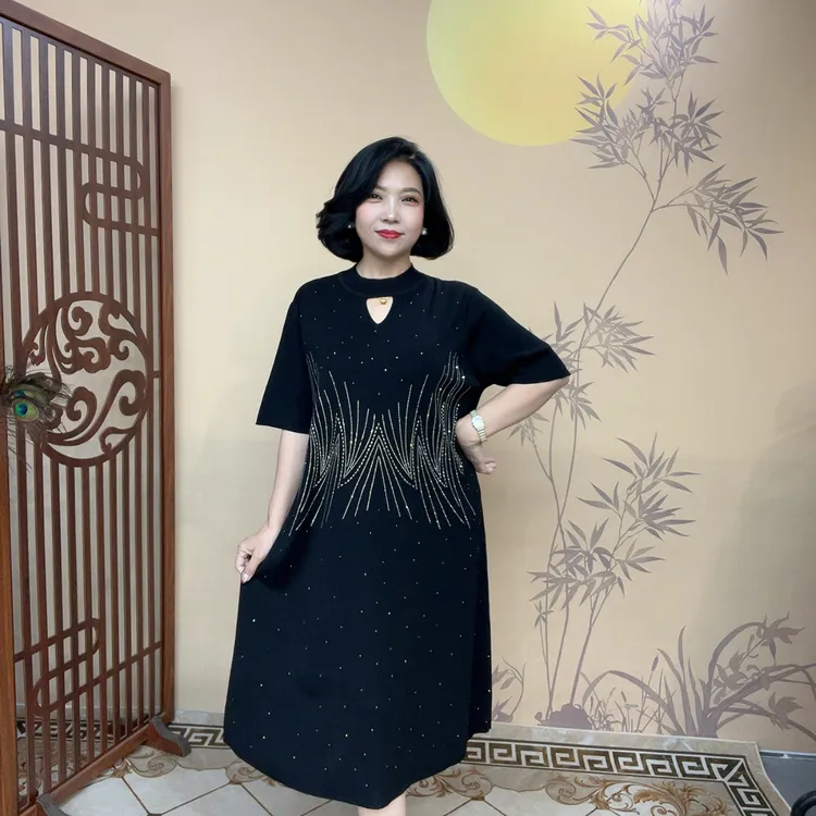1127宽松短袖休闲时尚百搭连衣裙