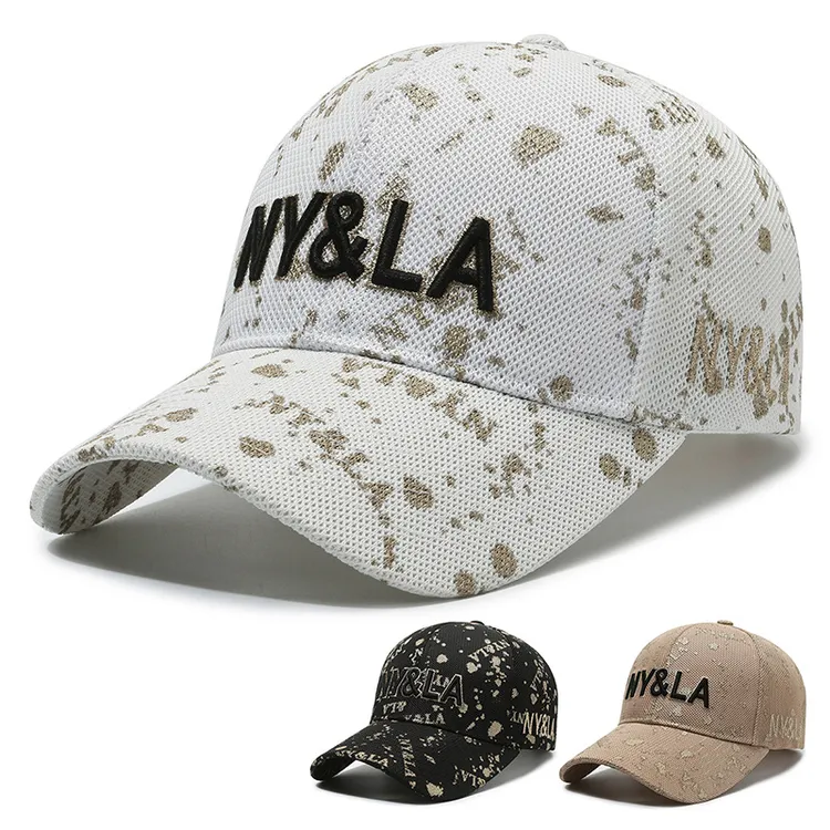 新【点点烫金全网NYLA】登山专用出游棒球帽鸭舌帽帽子女司机