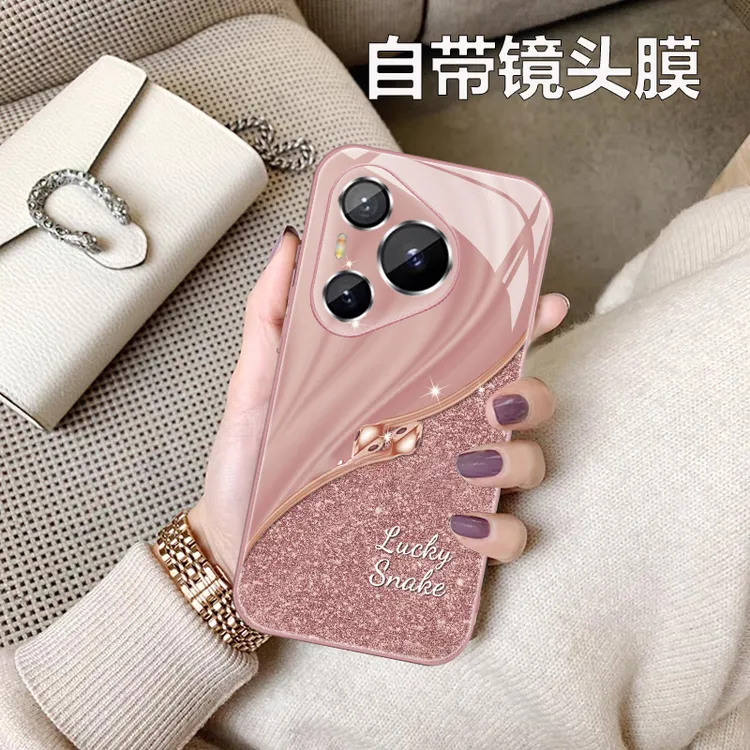 新款pura80华为pura70手机壳适用70pro幸运蛇70pro+女70U镜头全包