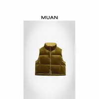 木岸MUAN：《华盛顿马甲》定制高级百搭宽松羽绒马甲D-MJ-F8327