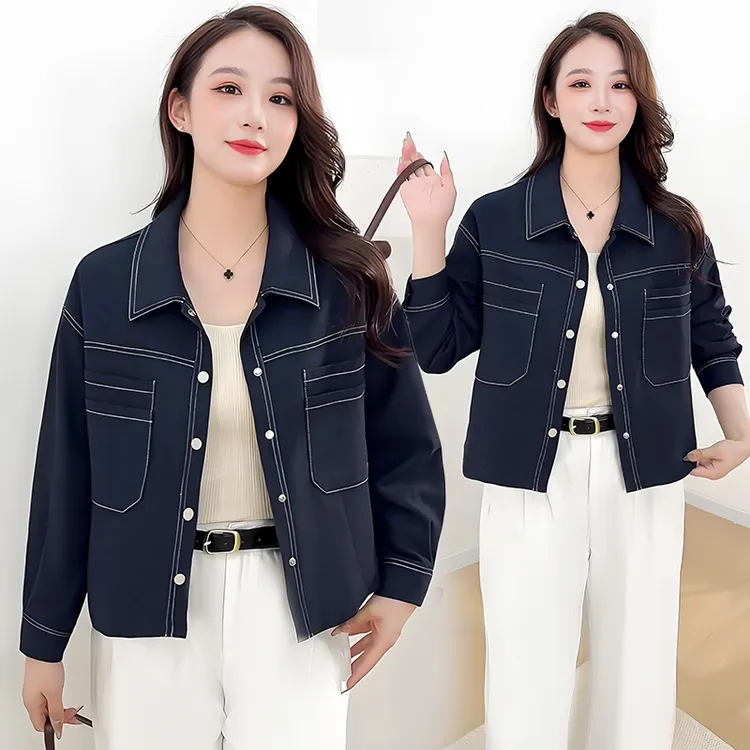 小香风女装高级感轻奢短外套2025春秋季新款时尚气质显瘦大码上衣