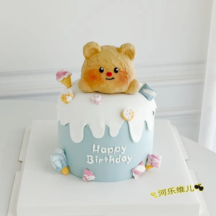 河乐维儿 滴落奶油淋面翻糖切模 卡通奶油围边翻糖蛋糕用品模具