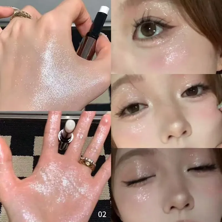 懒人高光棒新手提亮修饰珠光水光肌感自然防水修容爆闪温和