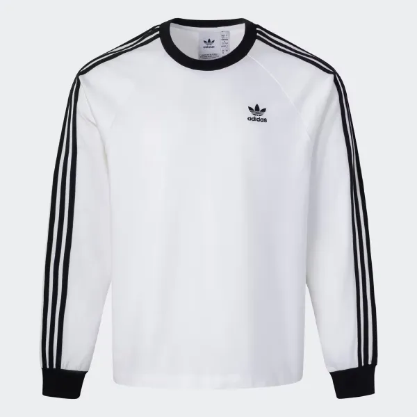 adidas/阿迪达斯 CLASSIC LS TEE 纯棉运动长袖圆领T恤 KE5825