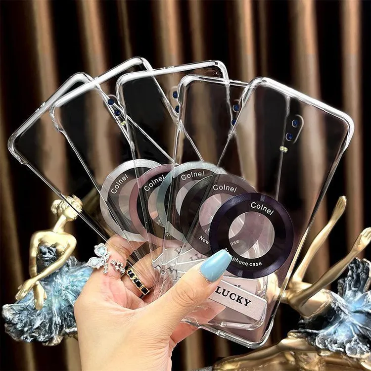 透明无边框适用于oppor17简约磁吸圈横竖支架硬壳超薄保护套防摔