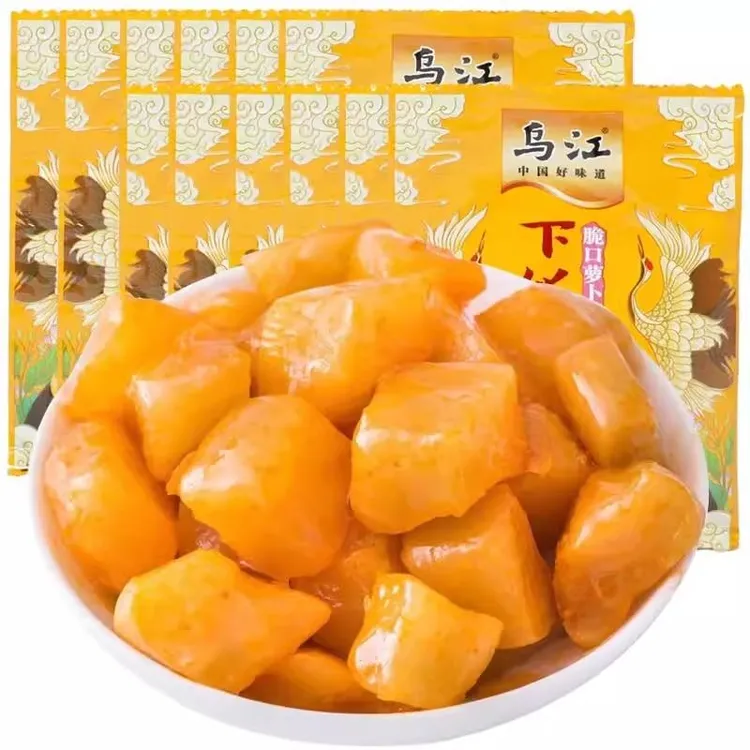 乌江脆口萝卜丁小包装轻盐即食拌面下饭菜酱腌菜干咸菜解馋零食品