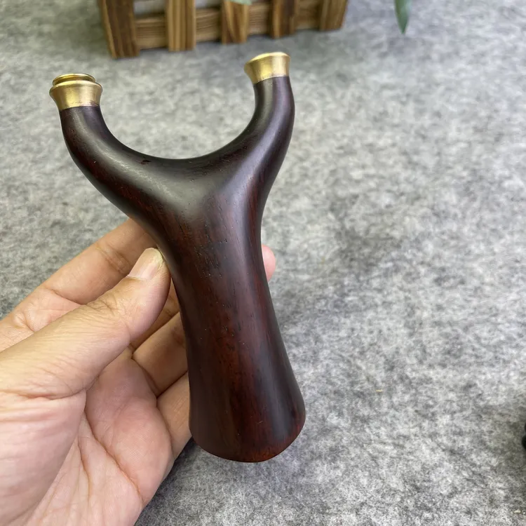 高密紫檀快压微瑕(82,17)大飞虎实木弹弓一把