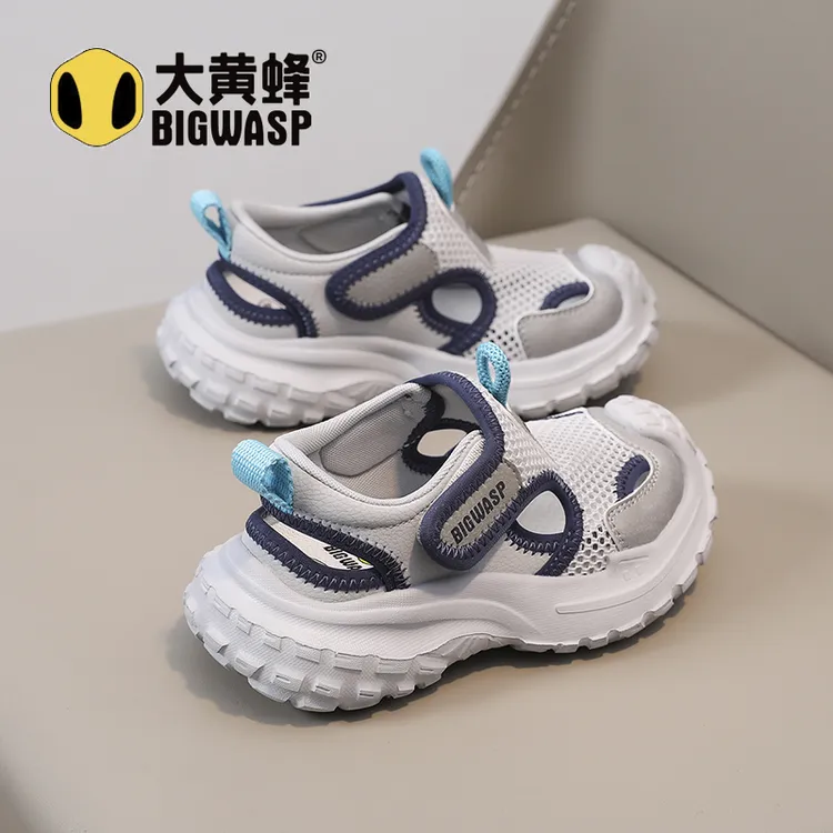 大黄蜂儿童鞋子夏季凉鞋6-12岁宝宝2026运动潮款鞋新款防滑跑步鞋