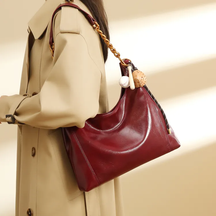 包包女大容量托特包通勤百搭腋下包女红色新娘结婚包礼物日常可用