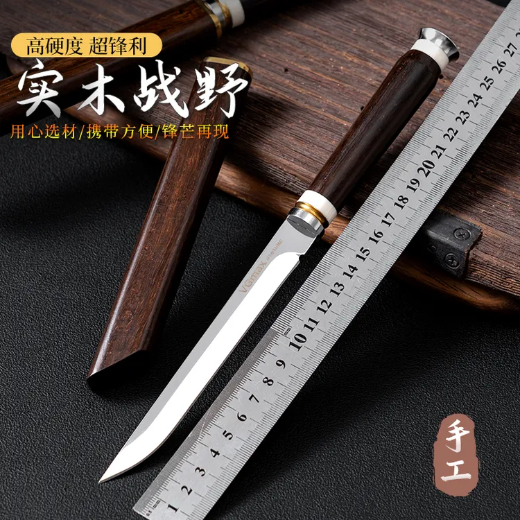 VGMan超镜面加厚一体成型手工打造户外多功能水果刀