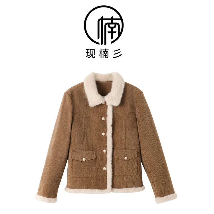 NANJIE/楠姐【浮世绘】时尚冬季保暖外套夹90白鸭绒百搭羽绒服N2440