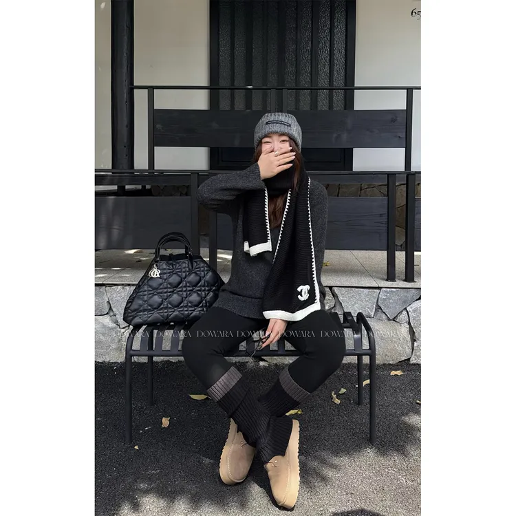 现货大婉酱微胖定制【静影绒织】绵羊毛宽松毛衣软糯毛织上衣 1118D