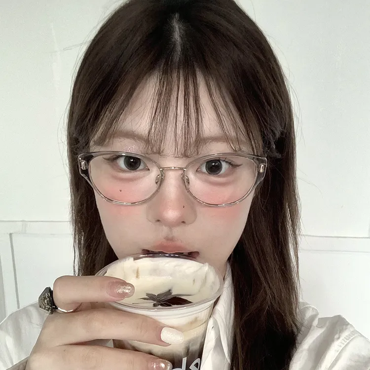 2025新款猫眼氛围感眼镜框近视防蓝光素颜镜女款气质近视眼睛镜框