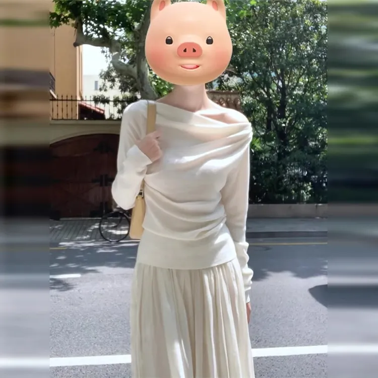 法式高级感白色连衣裙子女初春装2025新款开春穿搭小个子长裙套装