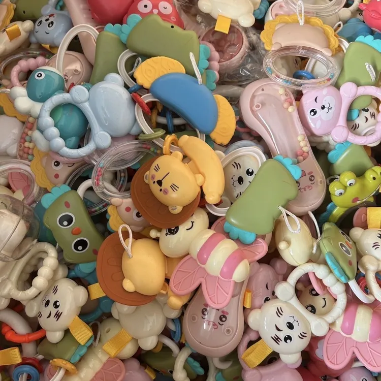 【到手15个】瑕疵处理婴儿摇铃早教玩具卡通款式随机不重复