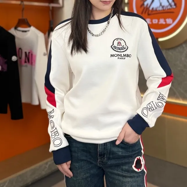 2025欧版新款高品质男士刺绣时尚保暖潮流百搭打底衫长袖卫衣