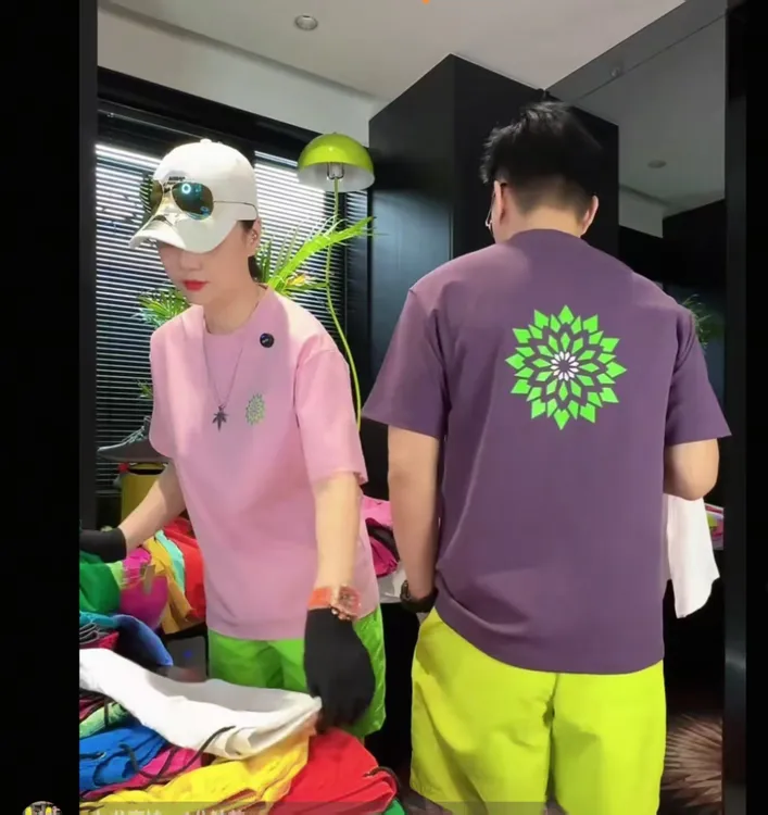 时尚光感莱赛尔天丝短袖休闲宽松T恤舒适百搭半袖潮流2166