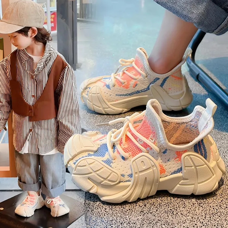 【万达撤柜】夏季透气女童鞋防滑休闲儿童夏季鞋子百搭休闲童鞋