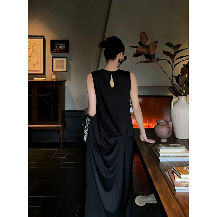 紫紫   荣宅经典裙   万年系列折纸连衣裙ZD07LZYL511