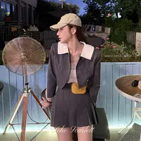 【9月第一期】你的呵呵 莫顿学院 时髦复古气质羊毛西服套装